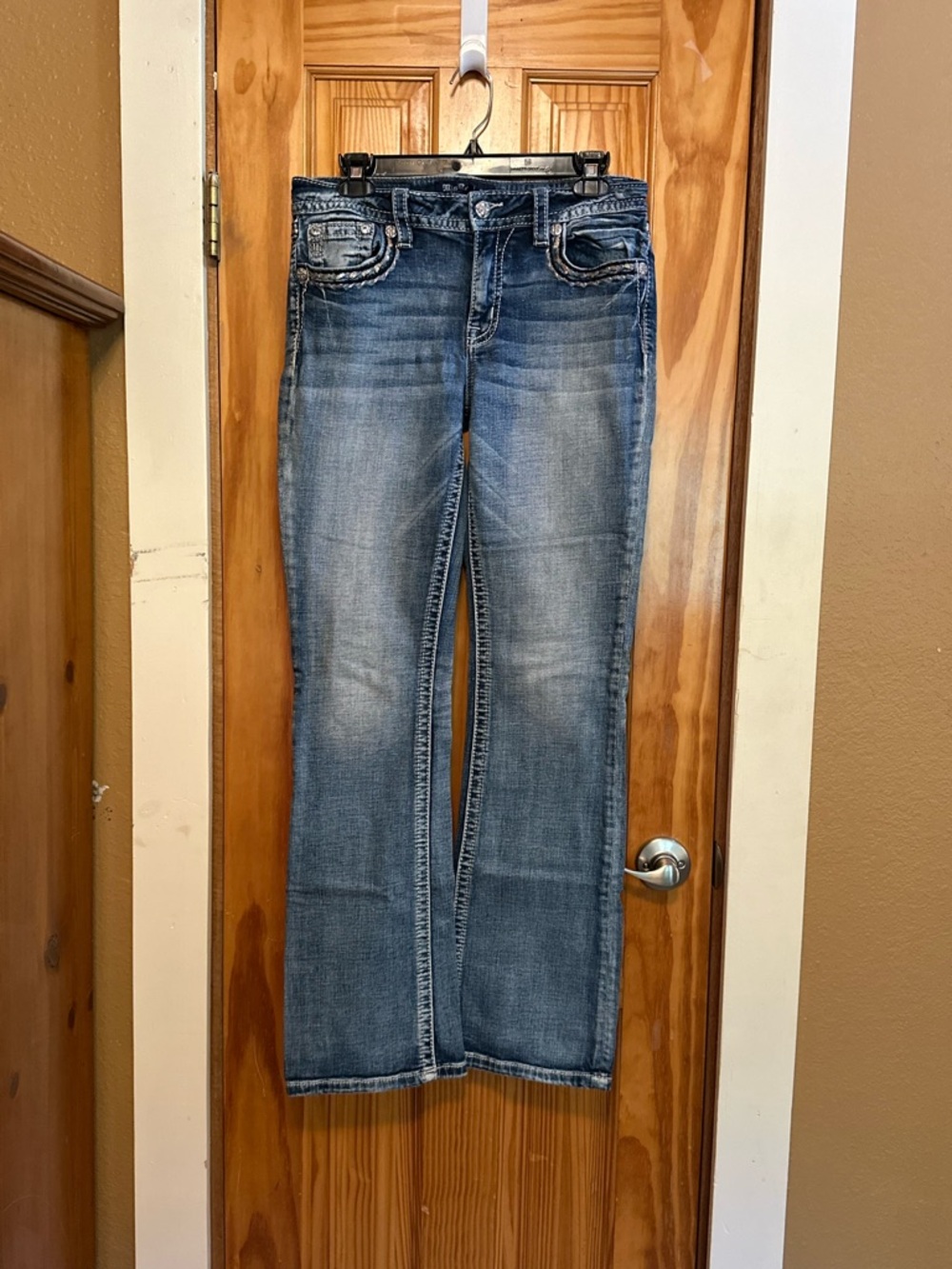 Miss Me Women's Chloe  Medium Blue Bootcut Jeans
